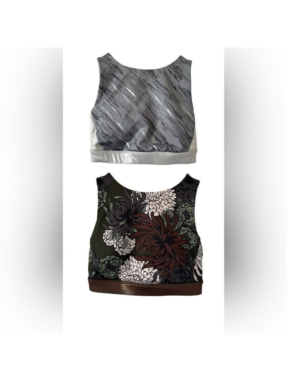 JoyLab 2-Piece Activewear Set Sports Bra Floral NWT